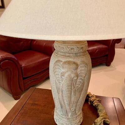 Vintage elephant table lamp