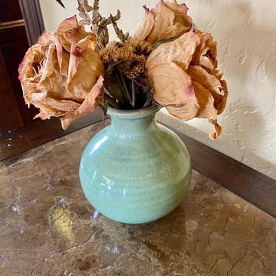 Small Mint Greet Vase