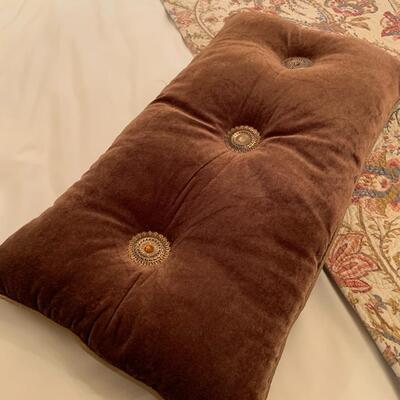 Brown decorative pillow