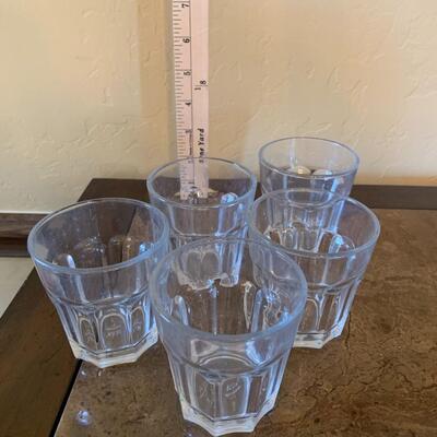 Set of 5 Ikea Glass Juice Tumblers