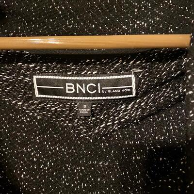 Women's BNCI by Blanc Noir Women's Tweed Drape Front Jacket - Size S