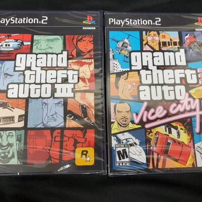 Playstation  Grand Theft AutoIII and Grand Theft Auto Vice City