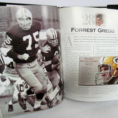 Large Hard Cover Book Football's Greatest Players, 1999