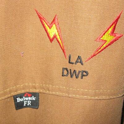 MS Bulwark Protective Linemans Coat Flame Resistant 3XL Los Angeles DWP Dept. Water & Power