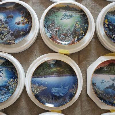Robert Lyn Nelson - renowned Hawaiian artist plates