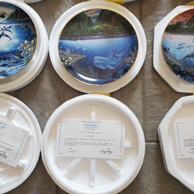 Robert Lyn Nelson - renowned Hawaiian artist plates
