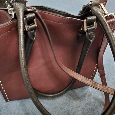 Calvin Klein Leather Satchel