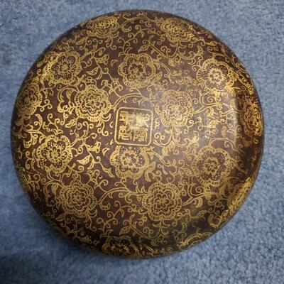 Vintage Chinese Bronze Canteen or Hand Warmer