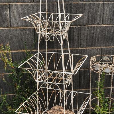 LOT 93-Wrought Iron Tiered Display