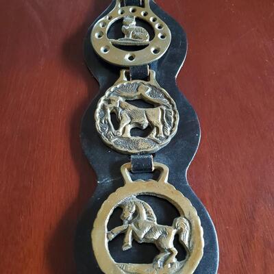 Brass Tack Horse Medallions