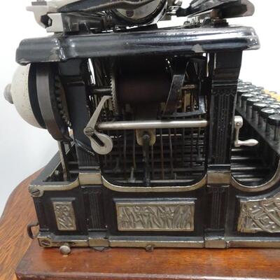 Lot 1 Antique Smith Premier No. 1 Typewriter