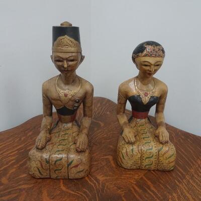 LOT 4  Wood Figurines