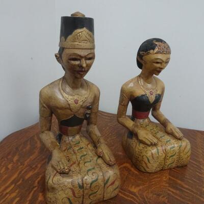 LOT 4  Wood Figurines