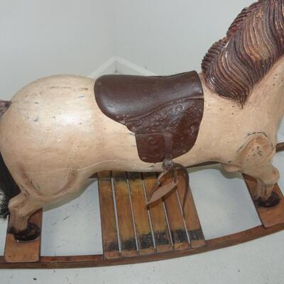 LOT 7. Antique Child's Rocking Horse