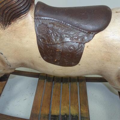 LOT 7. Antique Child's Rocking Horse