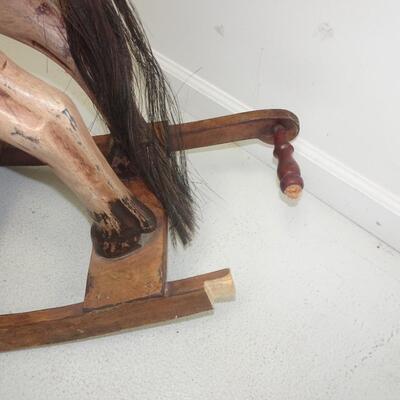 LOT 7. Antique Child's Rocking Horse