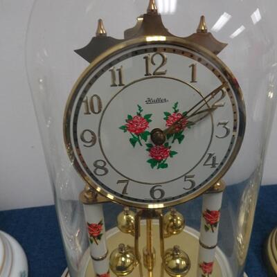 LOT 13. Four Anniversary Clocks not tested