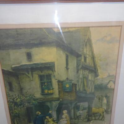 LOT 30. PIERRE OUTIN PRINT "THE TOAST"