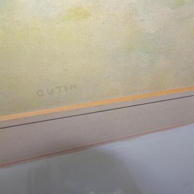 LOT 30. PIERRE OUTIN PRINT "THE TOAST"