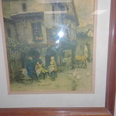 LOT 30. PIERRE OUTIN PRINT "THE TOAST"