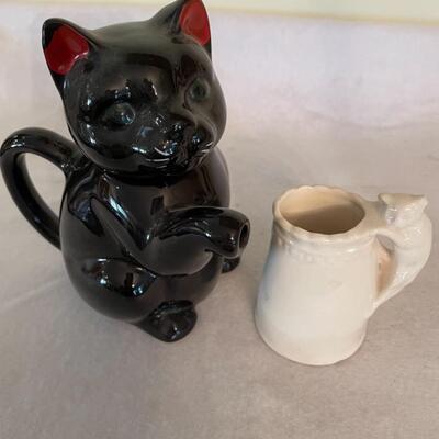 ST VINTAGE CAT CHINA SERVING PIECES