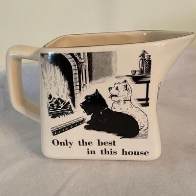 ST RARE BLACK & WHITE ADVERTISING WATER JUG
