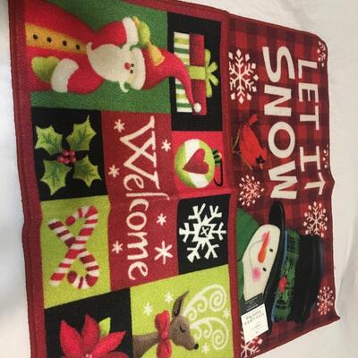 2  New Holiday Throw Rugs