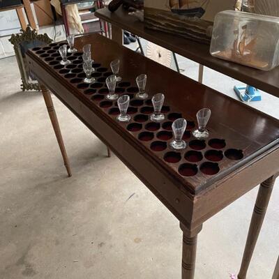 ST ANTIQUE PORTABLE COMMUNION TABLE
