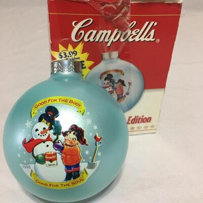 1998. Cambellls soup ornament
