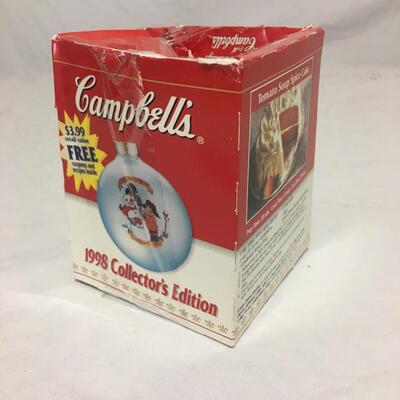 1998. Cambellls soup ornament
