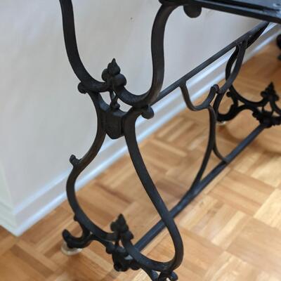 Wrought Iron / Cast Iron Metal Accent Table