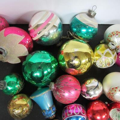 Vintage Glass Christmas Ornaments