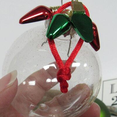 Lot of Glass Christmas Ornaments