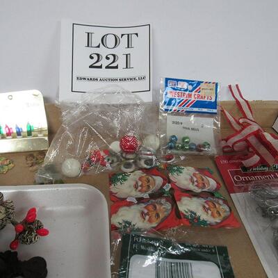 Mixed Lot of Christmas, Old Tin Candle Clips, Scraps, Craft Items, Fuses
