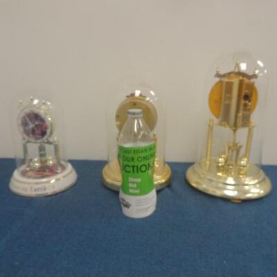 LOT 35. THREE ANNIVERSARY CLOCKS