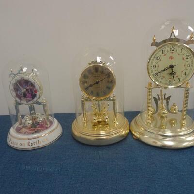 LOT 35. THREE ANNIVERSARY CLOCKS
