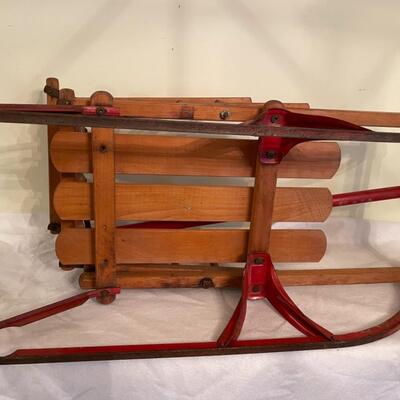 ST SMALL CHILD SIZE ANTIQUE SNOW SLED
