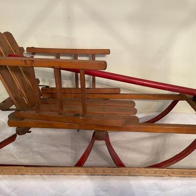ST SMALL CHILD SIZE ANTIQUE SNOW SLED