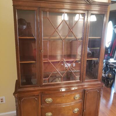 Chippendale style China cabinet