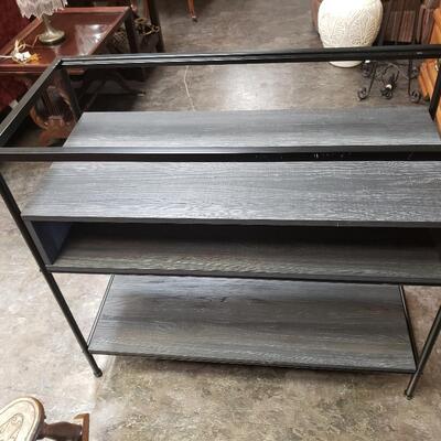Gray And Black 4 Tier Shelf