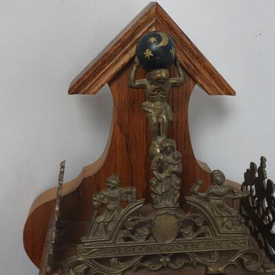 LOT # 999 VINTAGE NU ELCK SYN SIN WALL CLOCK