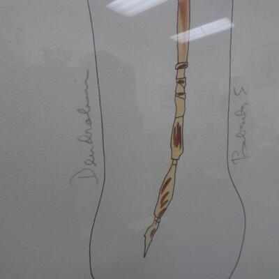 LOT 84. PENCIL SIGNED SERIGRAPH BY BABETTE EDDLESTON