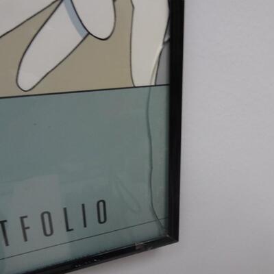LOT 86. VINTAGE PATRICK NAGEL FRAMED LITHOGRAPH