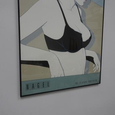 LOT 86. VINTAGE PATRICK NAGEL FRAMED LITHOGRAPH