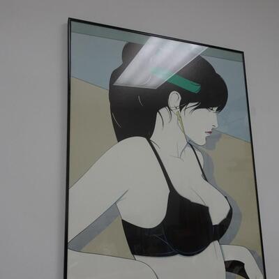 LOT 86. VINTAGE PATRICK NAGEL FRAMED LITHOGRAPH