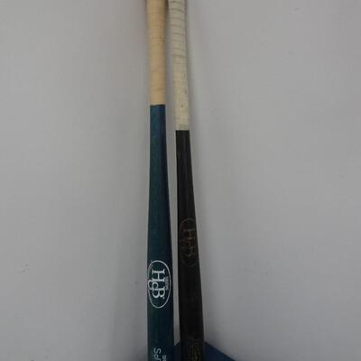 LOT 88. TWO WOOD SOFTBALL BATS