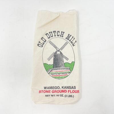 â€œOLD DUTCH MILLâ€ WAMEGO KS SMALL FLOUR SACK