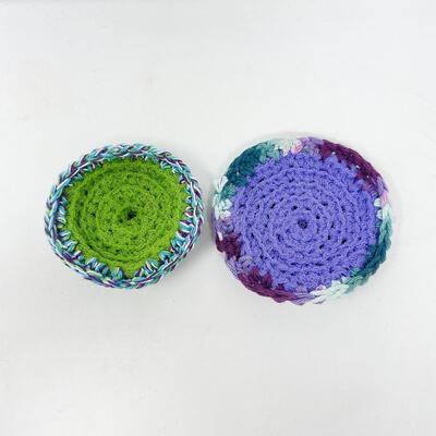 HAND-CROCHETED DISH SCRUBBIES