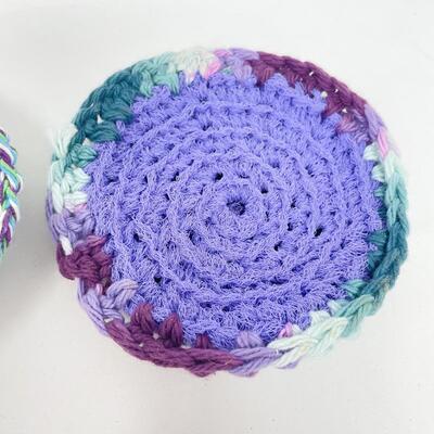 HAND-CROCHETED DISH SCRUBBIES