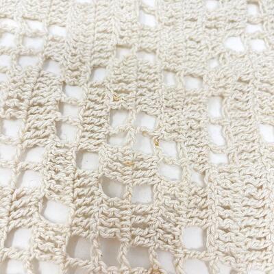 CROCHETED 17 X 16â€ DOILY